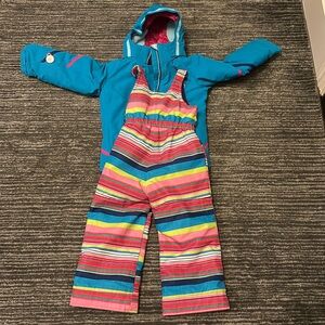 Obermeyer snow jacket and bibs